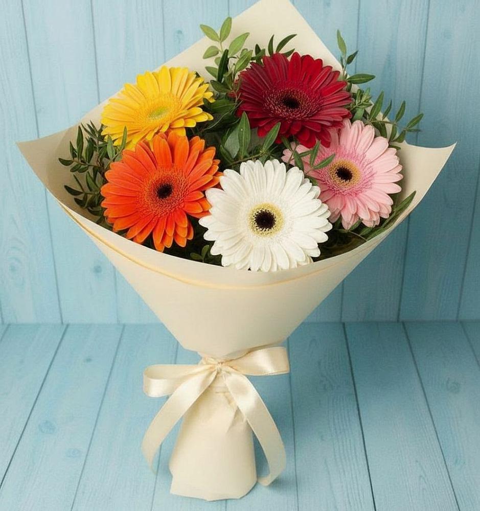 Букет цветов из: Герберы в Пролетарском Республики Адыгея