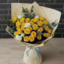 Букет цветов из:  Розы в Пролетарском Республики Адыгея