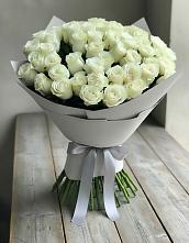 Букет 35 Белых роз в Пролетарском Республики Адыгея