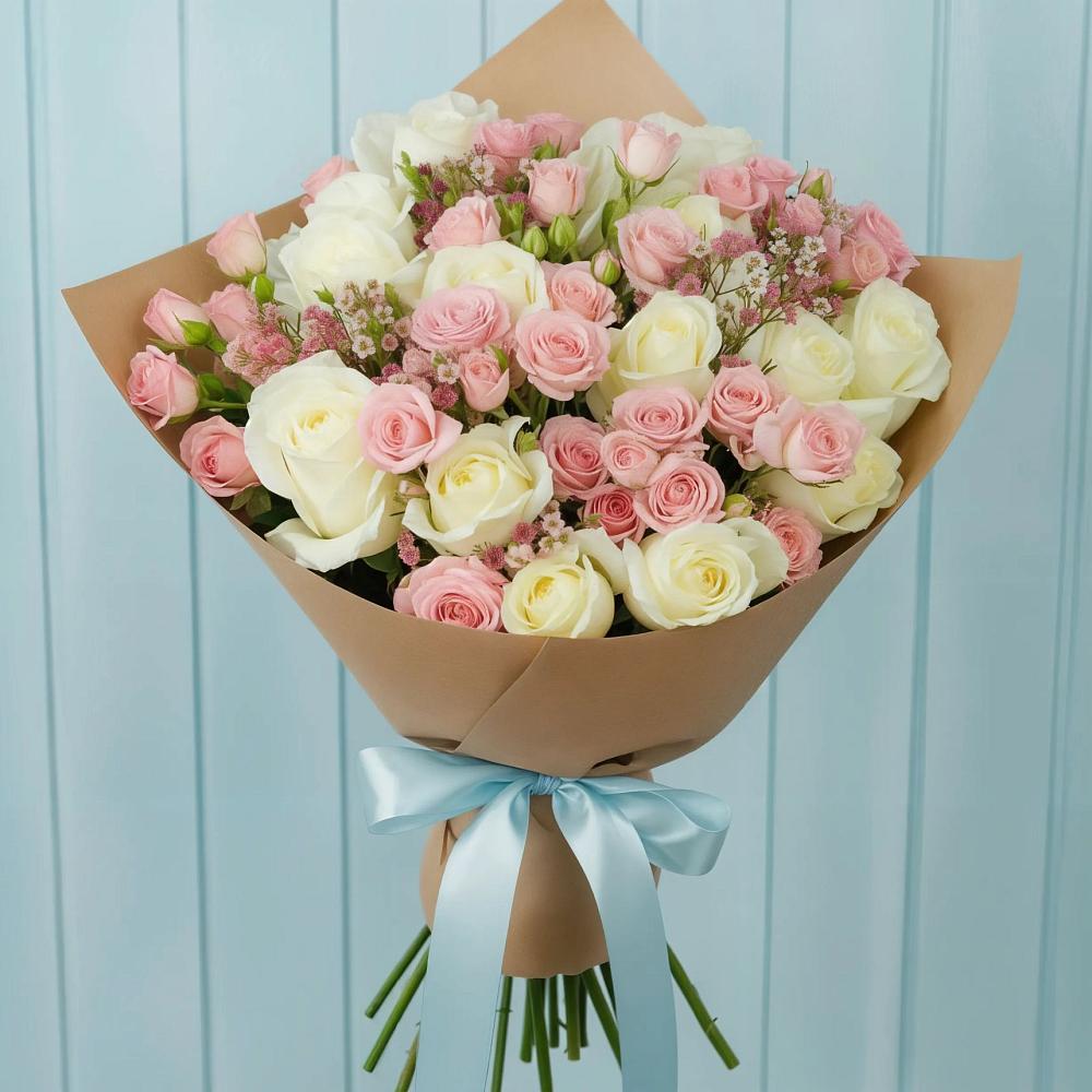 Букет цветов из: Розы в Пролетарском Республики Адыгея