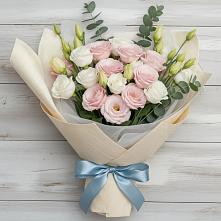 Букет цветов из:  Лизиантусы #REPLACE_PRED# Пролетарском Республики Адыгея