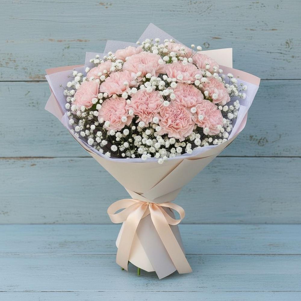 Букет цветов из: Гвоздики в Пролетарском Республики Адыгея