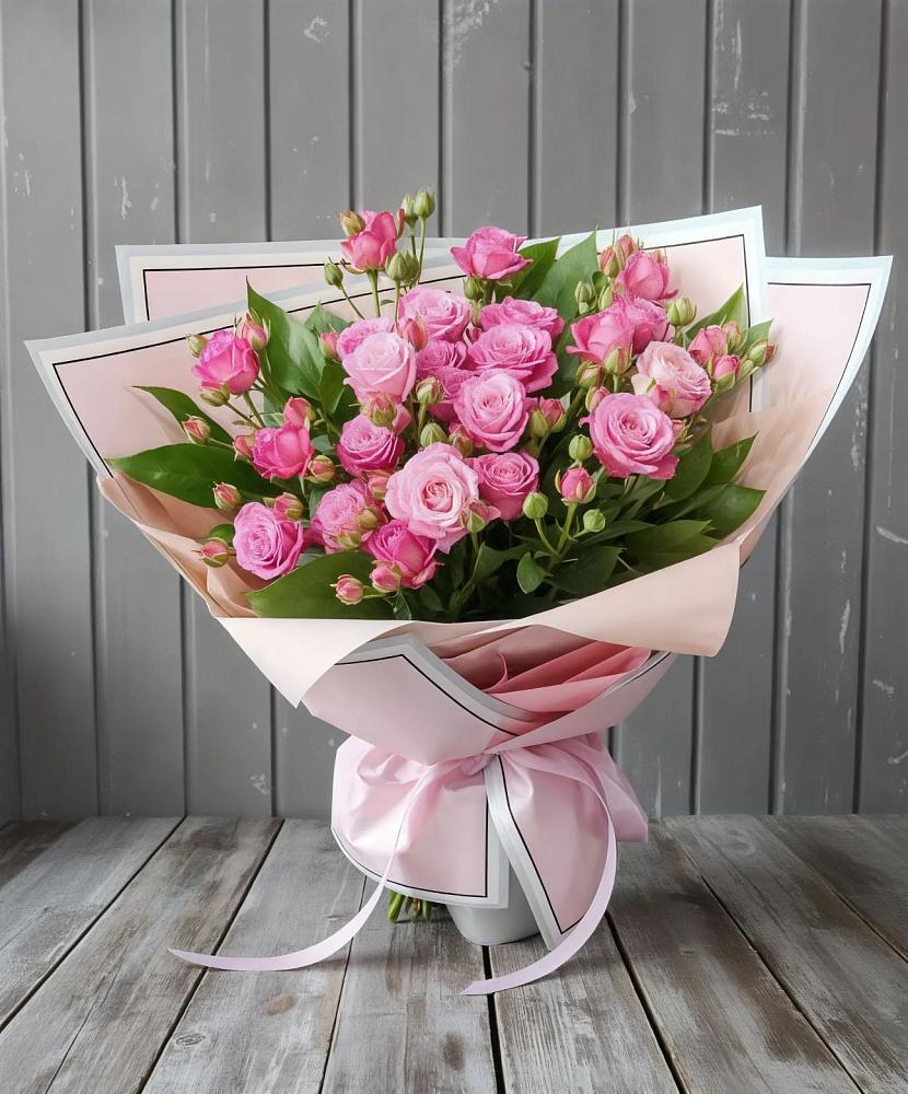 Букет Розовый кустик в Пролетарском Республики Адыгея