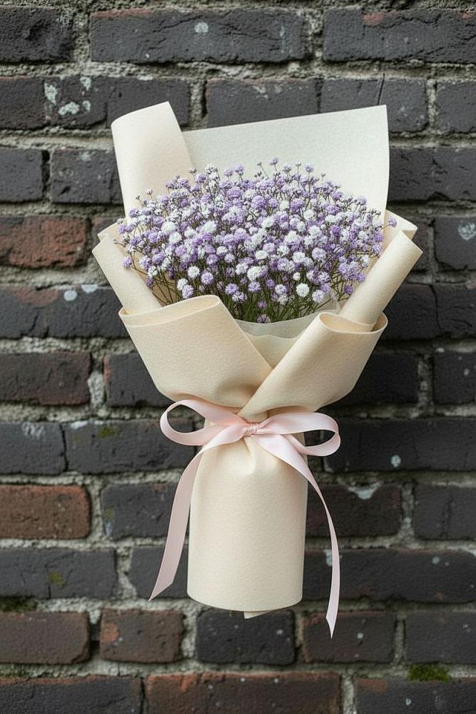 Букет цветов из: Гипсофила в Пролетарском Республики Адыгея