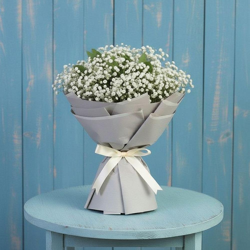 Букет цветов из: Гипсофила в Пролетарском Республики Адыгея