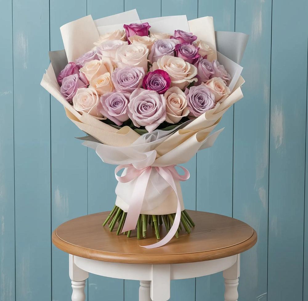 Букет цветов из: Розы в Пролетарском Республики Адыгея