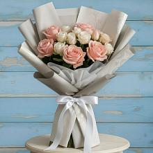Букет цветов из:  Розы #REPLACE_PRED# Пролетарском Республики Адыгея