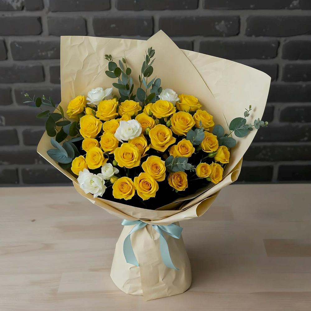 Букет цветов из: Розы в Пролетарском Республики Адыгея