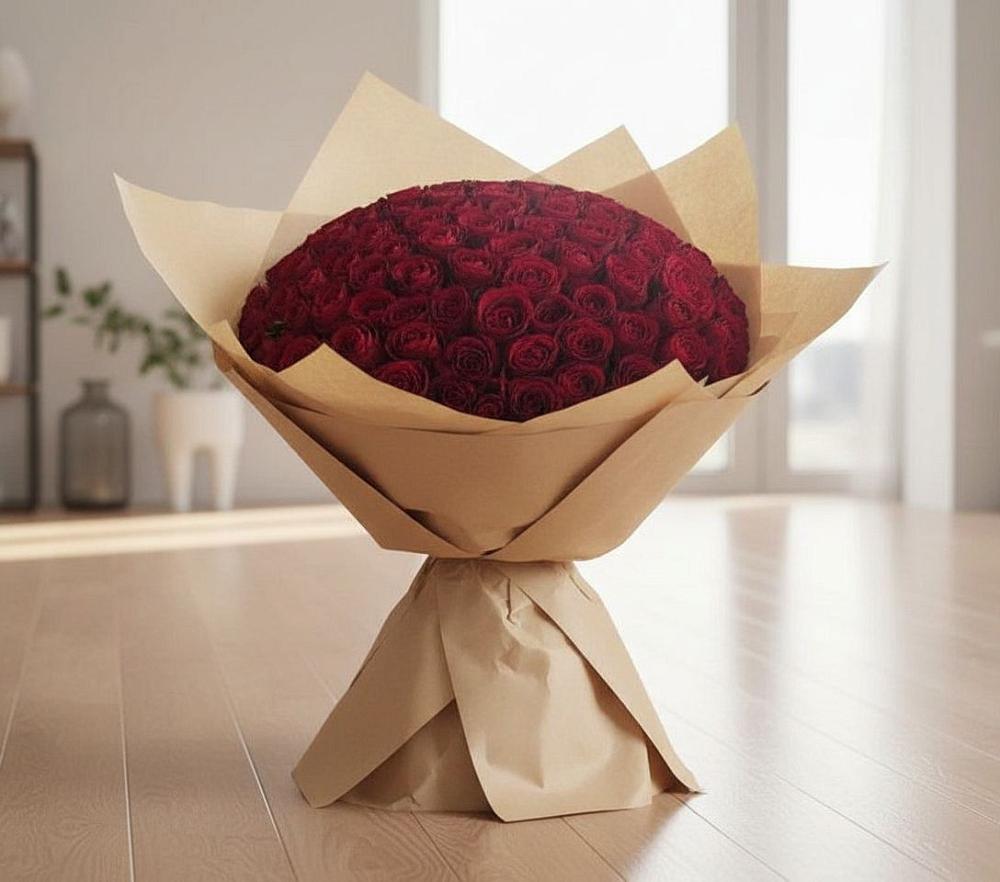 Букет 101 Красная роза в Пролетарском Республики Адыгея