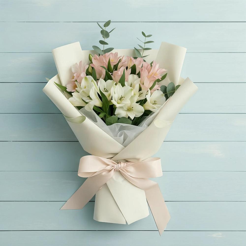 Букет цветов из: Альстромерии в Пролетарском Республики Адыгея