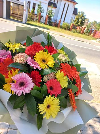Букет цветов из: Герберы в Пролетарском Республики Адыгея