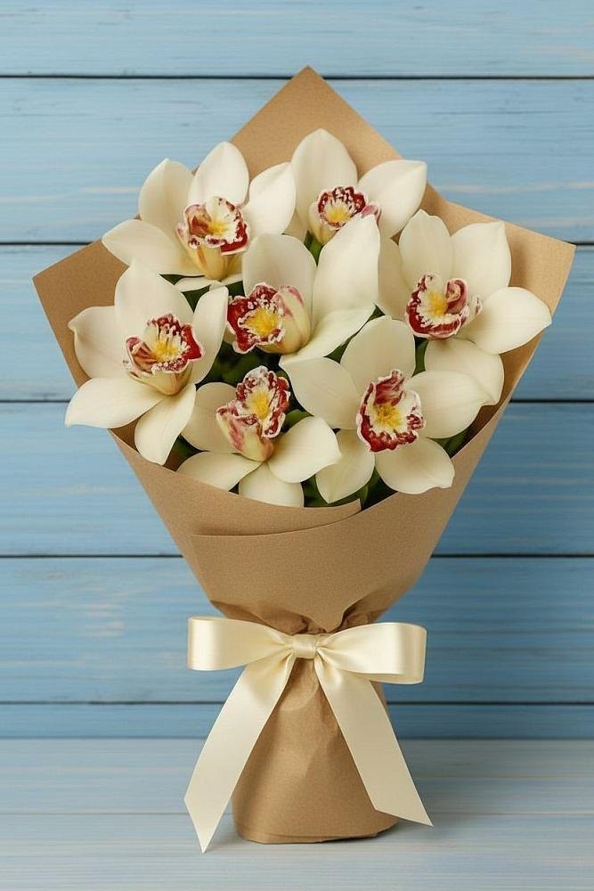 Букет цветов из: Орхидеи и Розы в Пролетарском Республики Адыгея