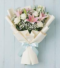 Букет цветов из:  Лилии в Пролетарском Республики Адыгея