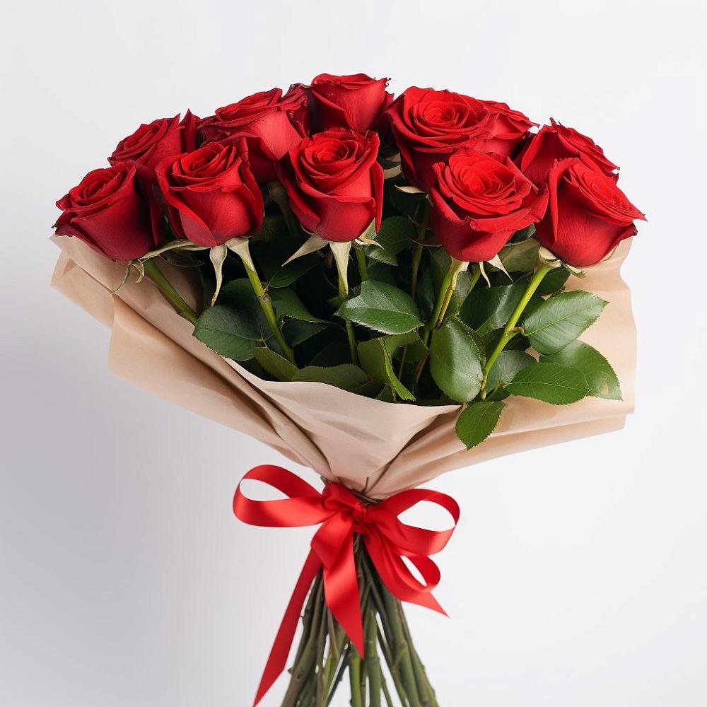 Букет 11 Красных роз Эдлесс Лав в Пролетарском Республики Адыгея